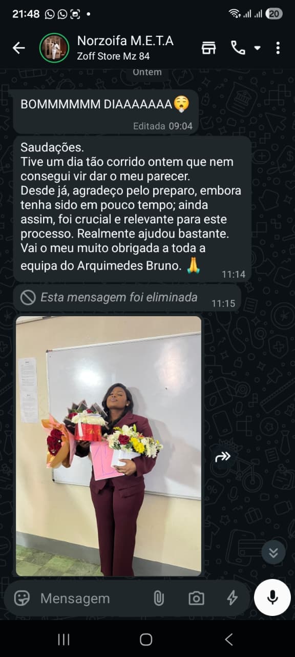 Depoimento após defesa